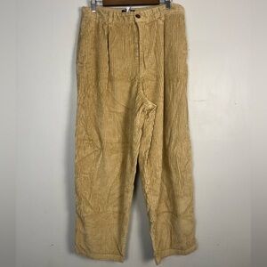 Urban outfitters men’s pleated corduroy pants size large